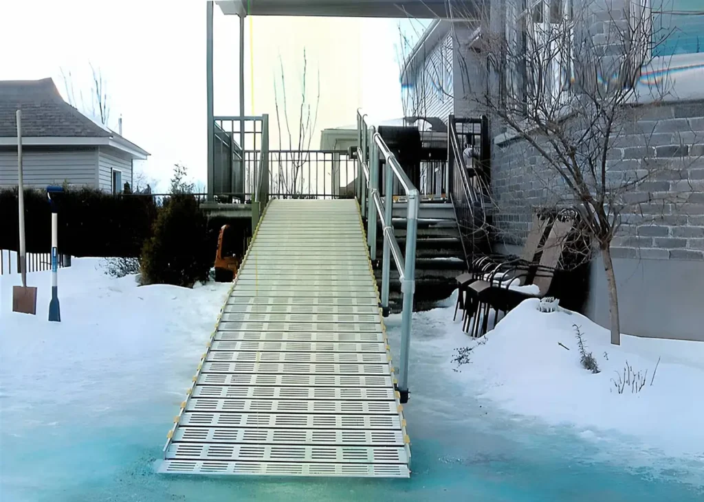 Roll-A-Ramp im Schnee - Kanada
