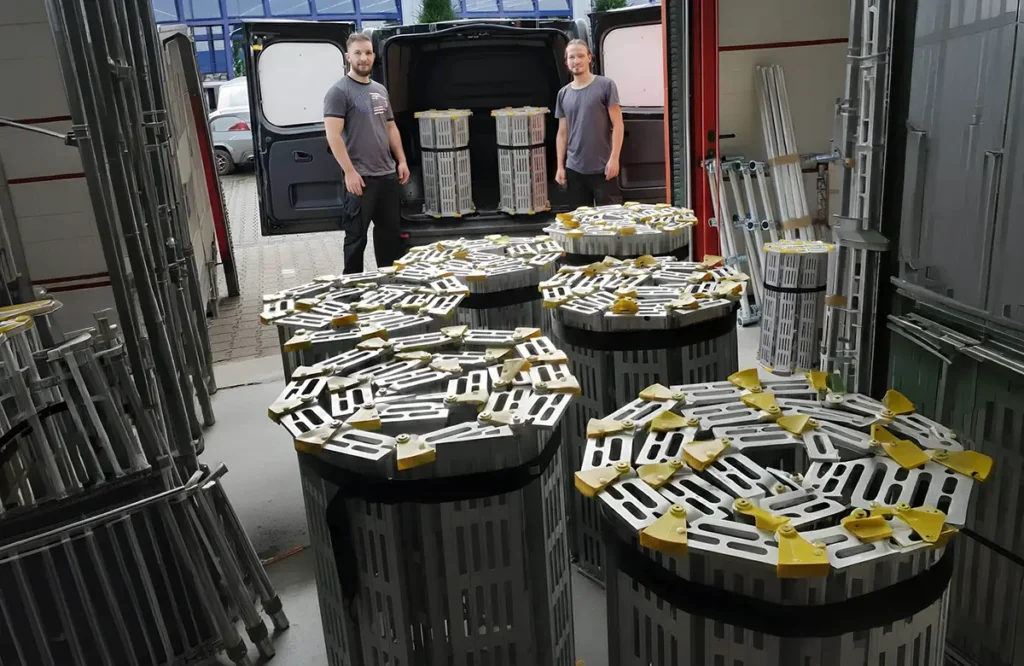 Barrierefreie Rollstuhlrampe Wahlämter Lager