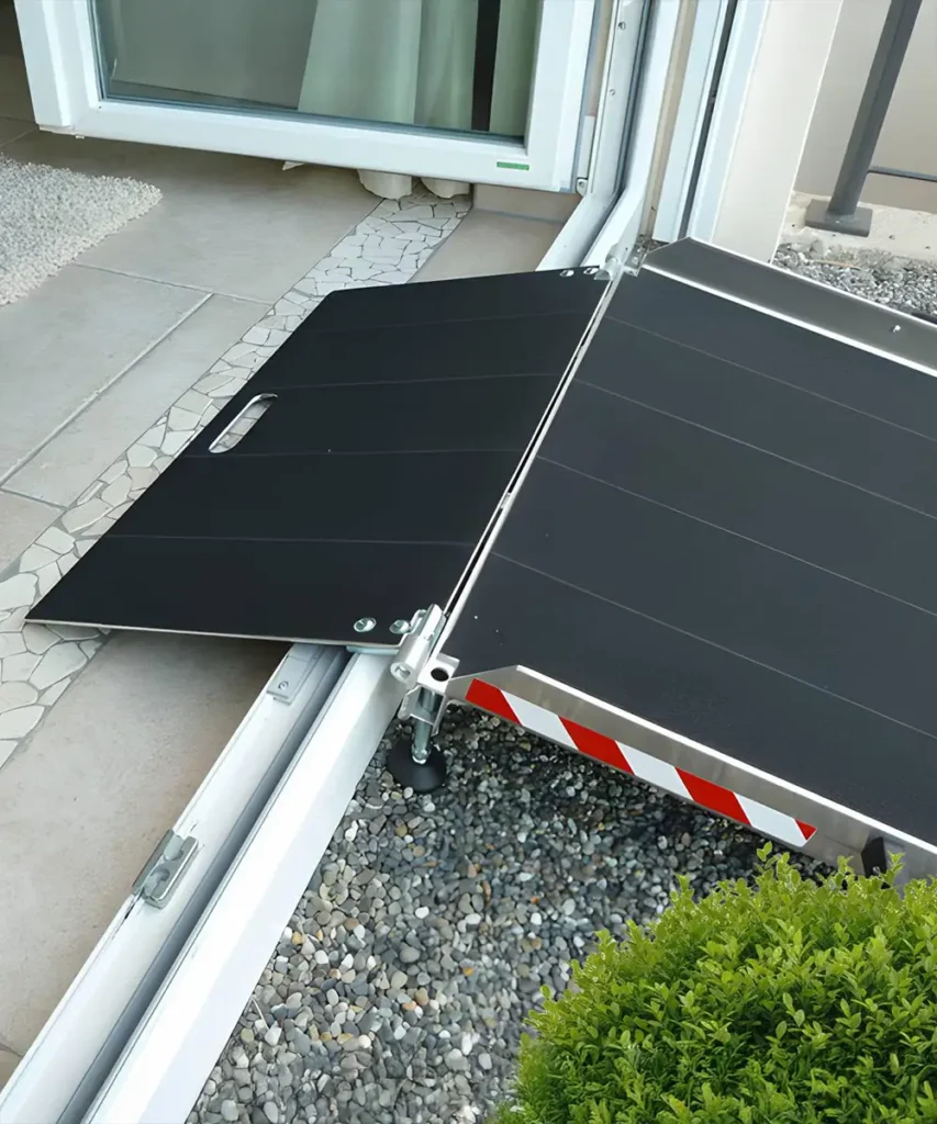 Barrierefreie Rollstuhlrampe Terrassenrampe BTR