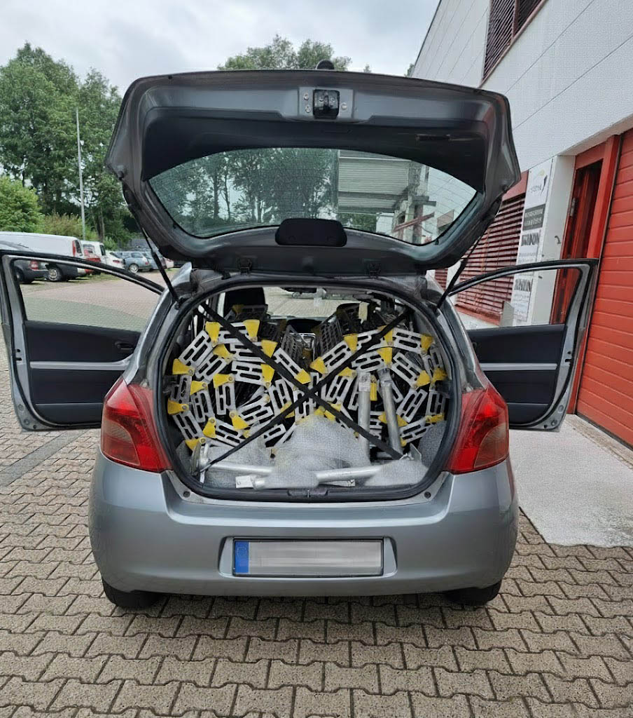 Barrierefreie Rollstuhlrampe in Toyota Yaris