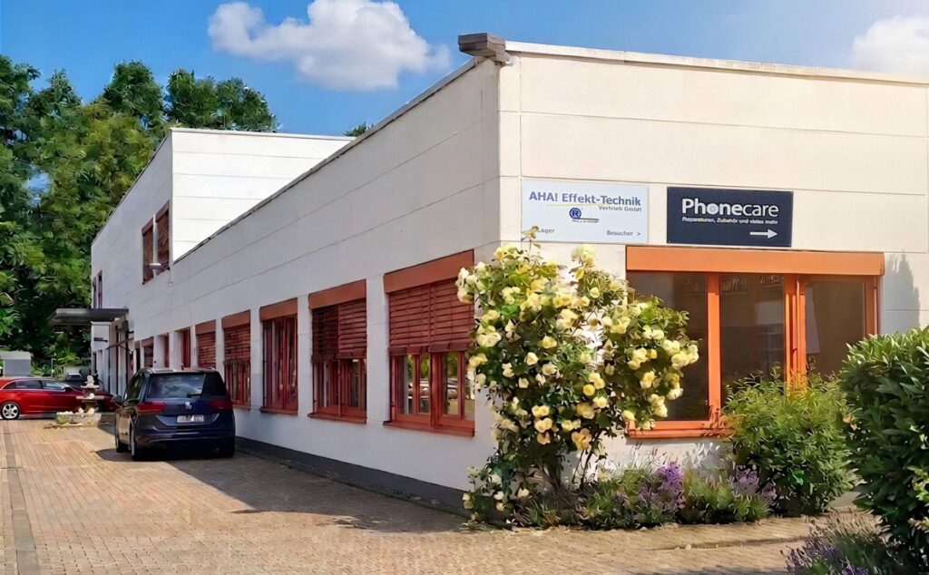 AHA! Effekt-Technik Firmengebäude außen