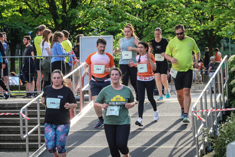 Barrierefreie Rollstuhlrampe am Campuslauf TU Dortmund