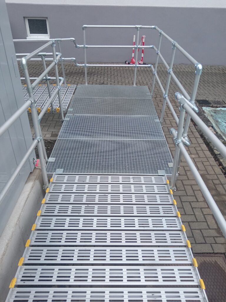 Barrierefreie Rollstuhlrampe